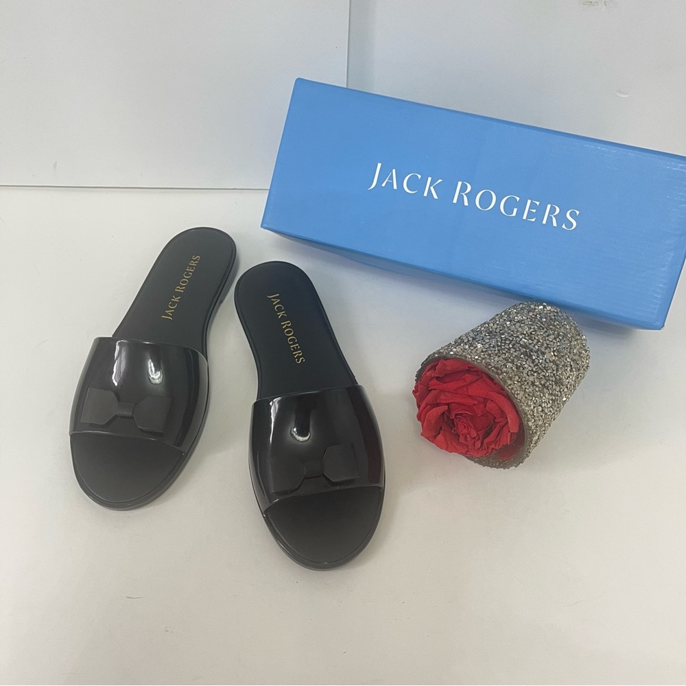 Jack Rogers Black Slide Sandals